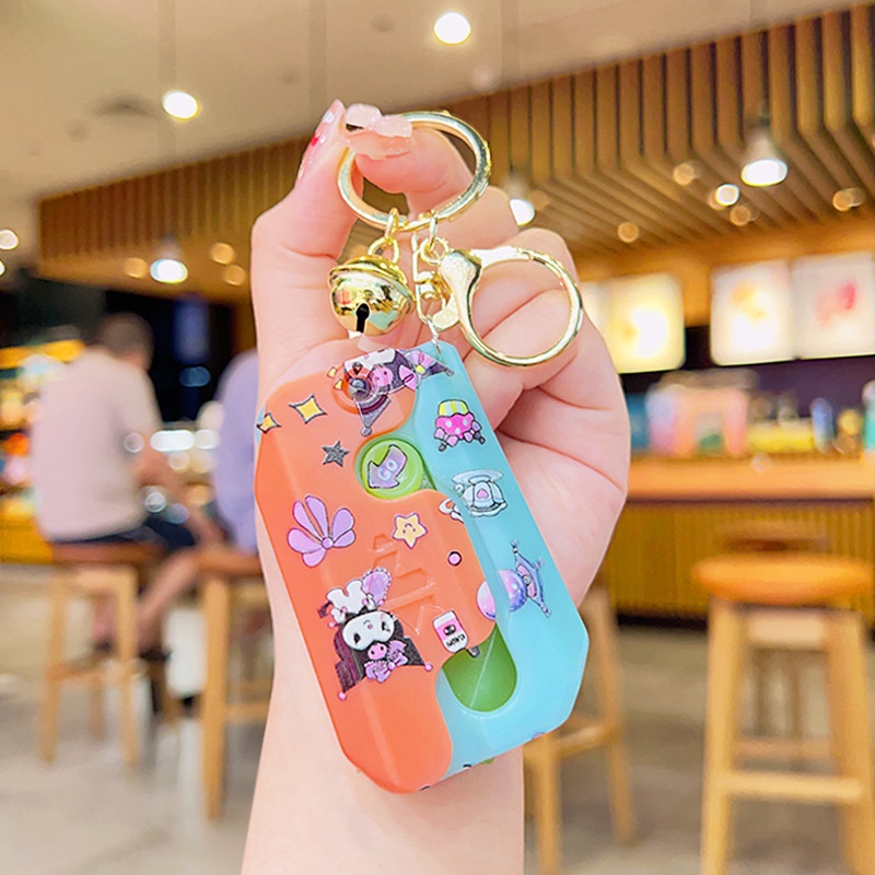 SANRIO 1 Thẻ Đồ Chơi Nhấn Giảm Căng Thẳng In Hình Cà Rốt 3d Bằng Nhựa Có Đèn led Phát Sáng Cho Trẻ Em