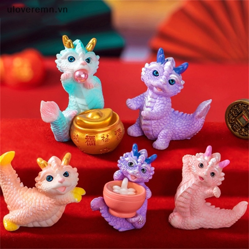 Uloveremn Tượng Rồng mini Dễ Thương Trang Trí Năm 2023
