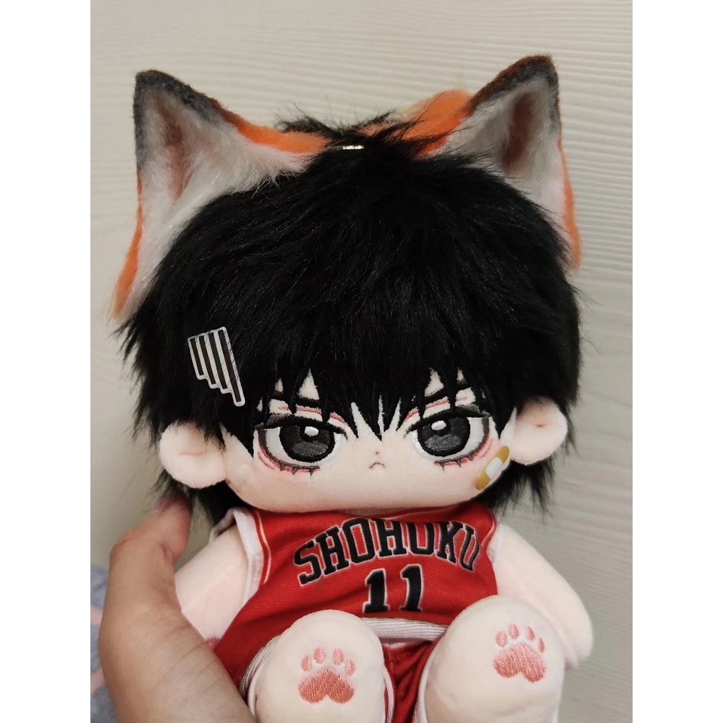 🌟🌠SLAM DUNK🌟🌠20 cm gấu bông SLAM DUNK nhân vật hoạt hình búp bê sang trọng nhồi bông SLAM DUNKSakuragi Hanamichi Rukawa Kaede nhân vật bông búp bê sang trọng