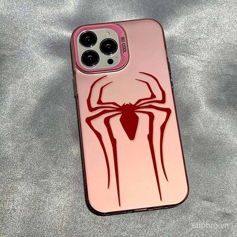 Ôp Điện Thoại Hình spiderman Cho iphone 15promax 14promax 15pro 14pro 15 14 13 12 11 pro max 13promax xr xs max 7plus 8plus 12pro 15plus Ốp
