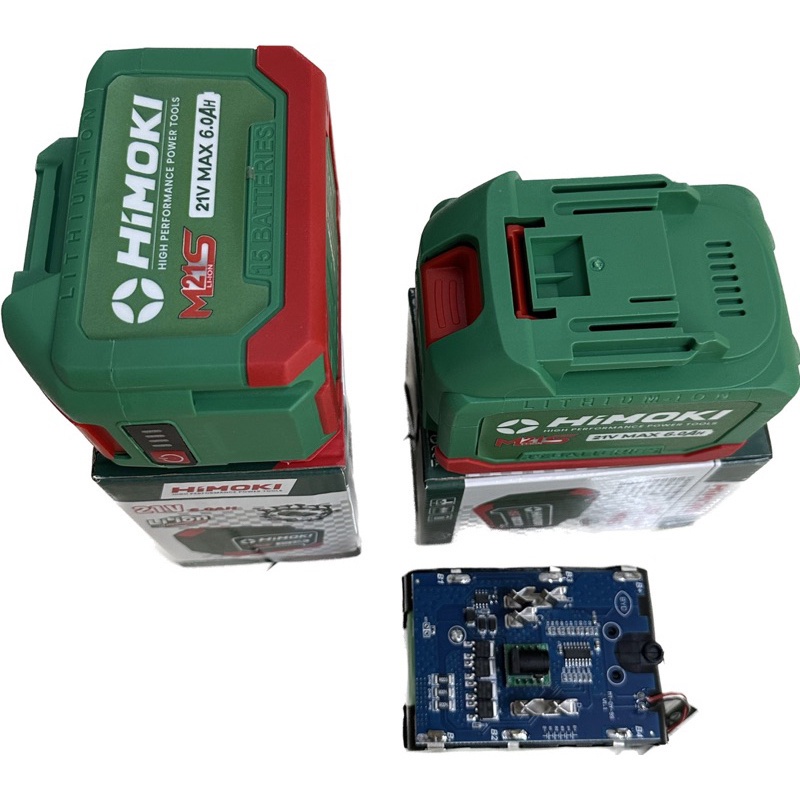 HIMOKI pin 15cel HIMOKI  21v -6ah 4 mosfes vỏ trống cháy trống va đập dòng sả cao HIMOKI ĐL HÀ NAM