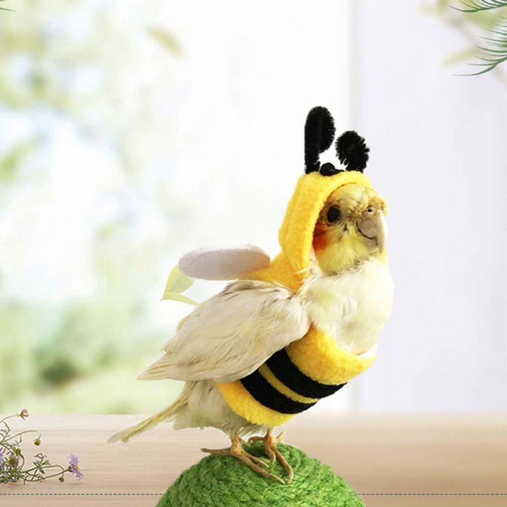 Shanrong Bộ Quần Áo Hình Ong / Vẹt / Chuột hamster / Vẹt Bay Màu Vàng Ấm Áp Mùa Đông