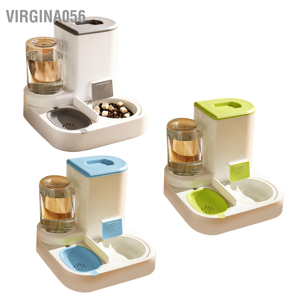 Có thể bán buôn Bộ Bát Nước Và Thức Ăn Cho Thú Cưng Đựng Tự Động Công Suất Lớn Đôi Chó Mèo Virgina056 Hàng giao ngay