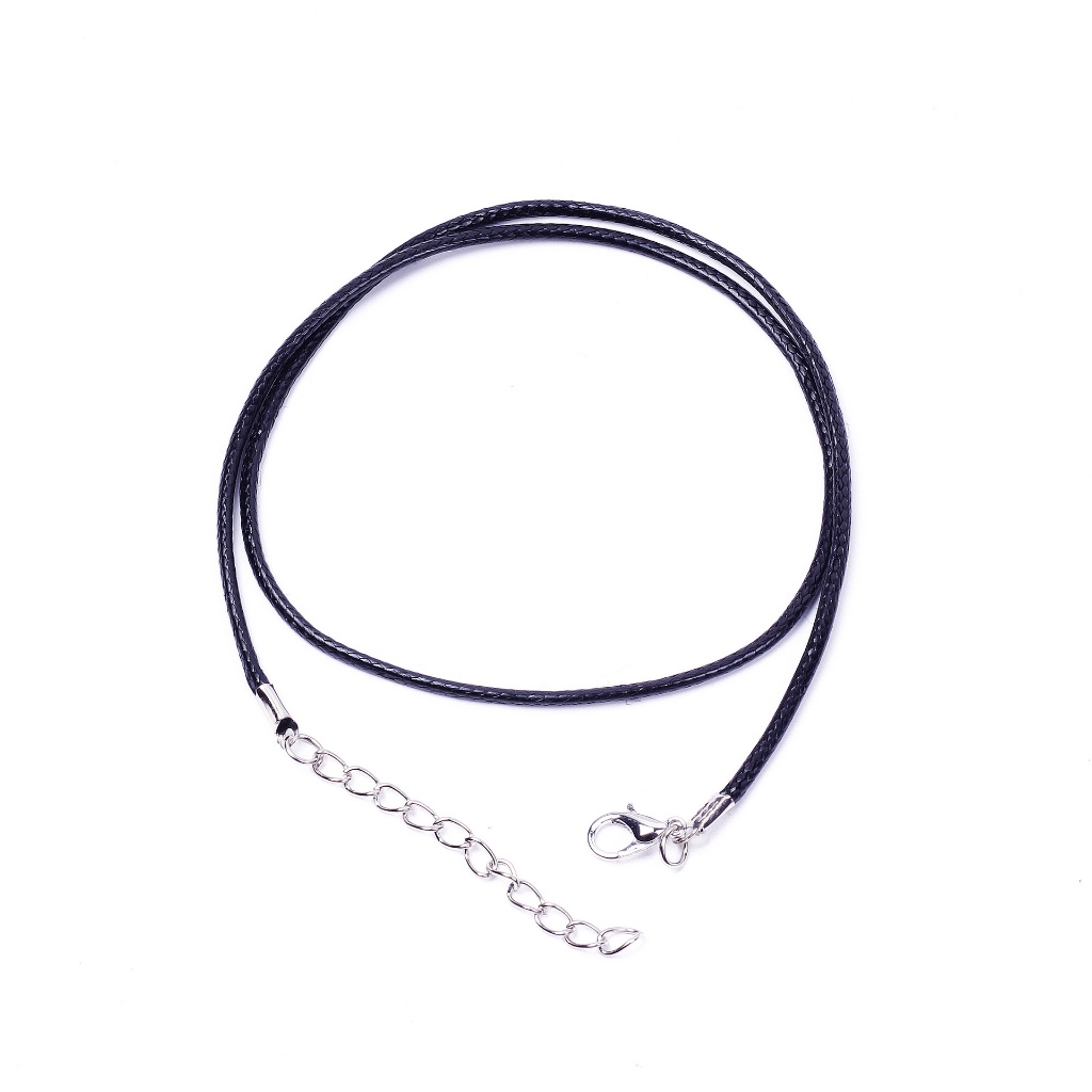 Đen Vòng Cổ choker Bằng Da Và Thép Không Gỉ