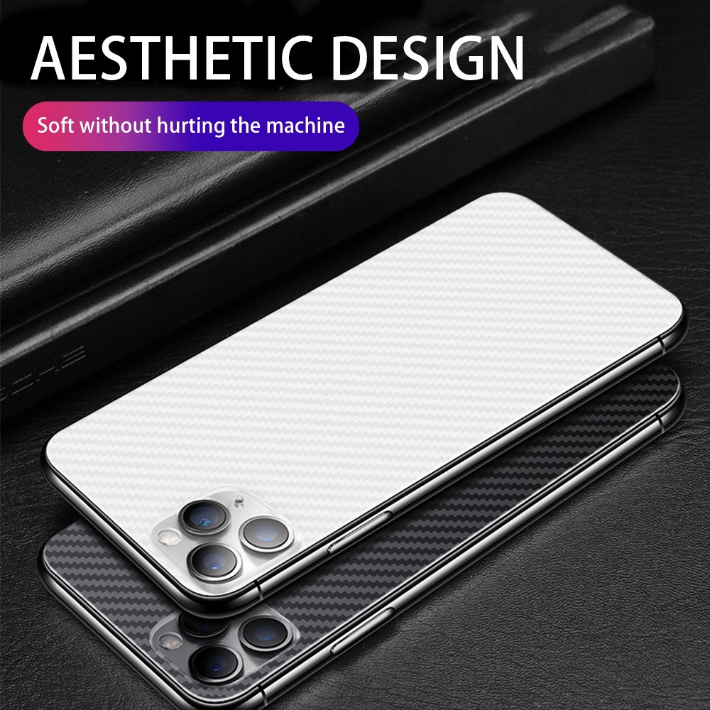 Miếng Dán Sợi carbon Mềm Cho iphone 14 13 12 11 pro max 14 plus