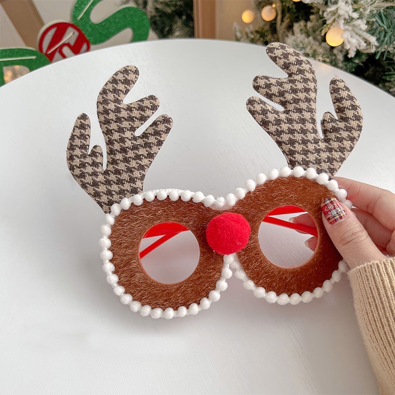 Mắt Kính js-Cristmas Dễ Thương Trang Trí Tiệc Giáng Sinh Cho Bé