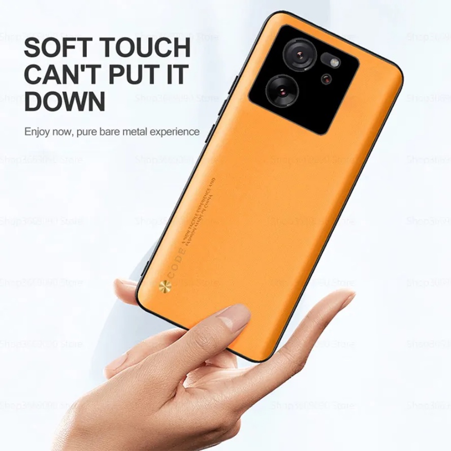 Ốp Điện Thoại Da pu Viền Silicon Thiết Kế Đơn Giản Sang Trọng Cho xiaomi 13t pro 2023 5g xiaomi13t xiomi mi 13 t pro 5g