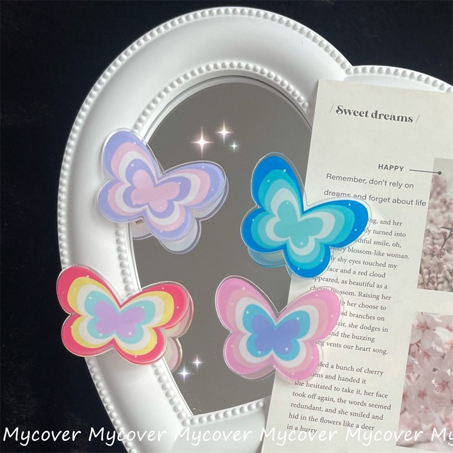 Giá Đỡ Điện Thoại Hình Bướm Thời Trang Thu Đông Ấm Áp