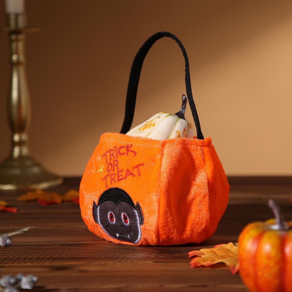 Túi Xách Họa Tiết Bí Ngô / Ma Hoạt Hình Phong Cách halloween Cho Bé