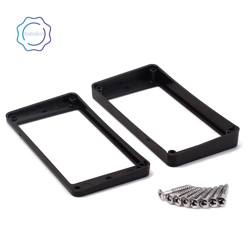 2 Khung humbucker Pickup Cong Màu Đen Cho Đàn guitar Điện