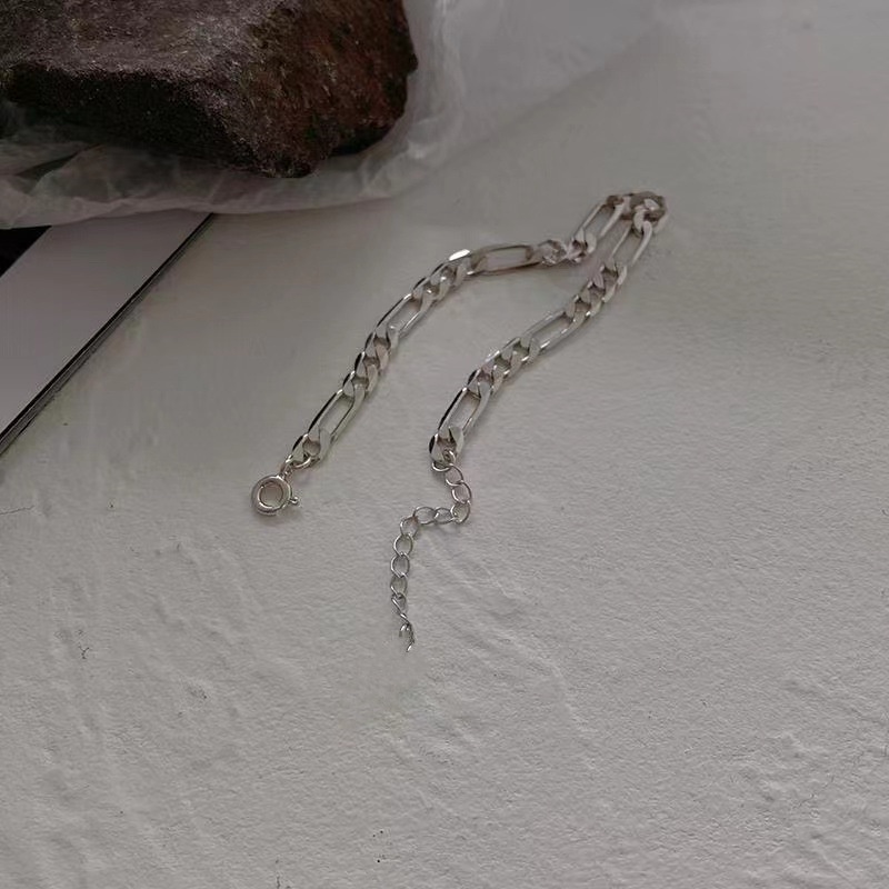 Paul fitzgerald cuban Vòng Tay Bạc Thiết Kế Đơn Giản Thanh Lịch Phong Cách hip hop Cho Nam