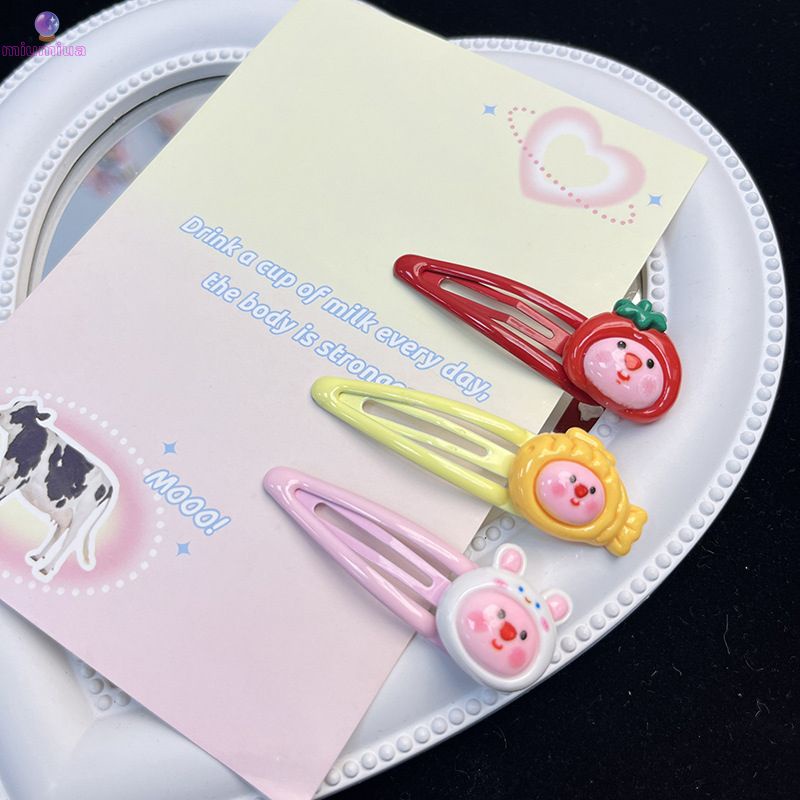 Miumiua🔮Kẹp Tóc Nhỏ Kiểu Hoạt LOOPY Hình Dễ Thương Ngọt Ngào Cho Học Sinh