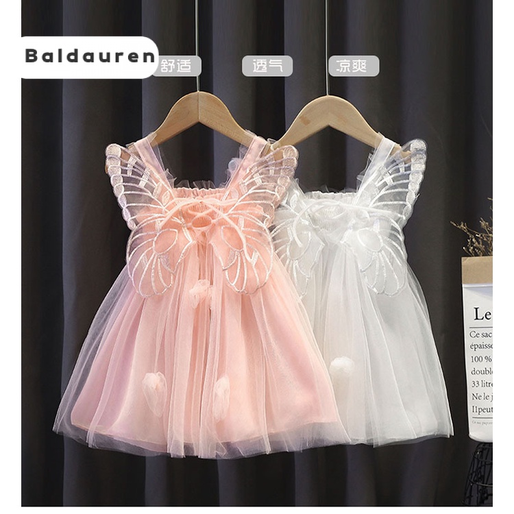 ShiningTreasures Váy Bé Gái váy váy trẻ em công chúa bé gái thời trang dễ thương đẹp 2023 NEW KLQ230001C 40Z231007