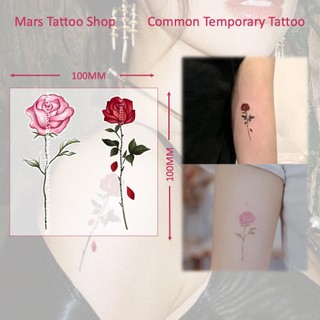 Hình xăm dán hoa hồng / hoa hồng / hình xăm thông thường lâu trôi cx037