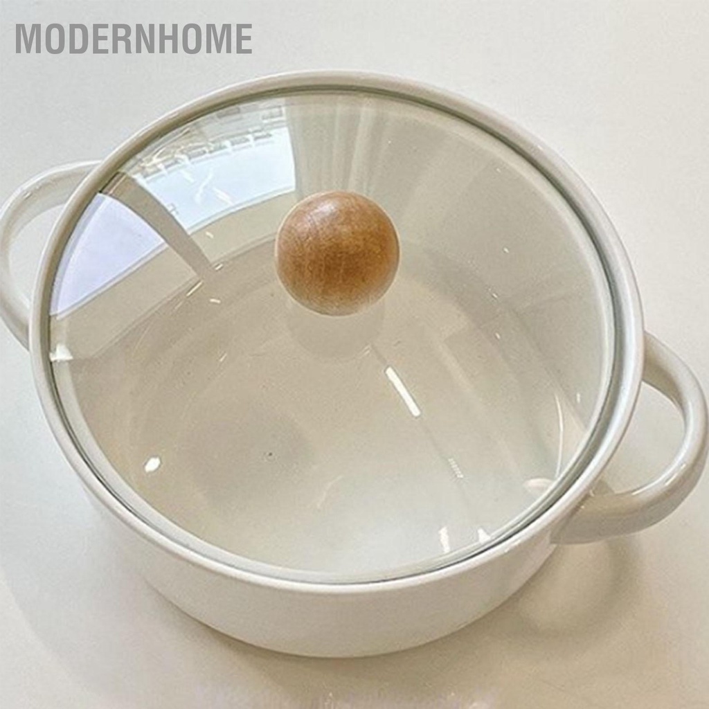 ModernHome 6in Bát Súp Gốm Sứ Cách Nhiệt Đa Chức Năng Nồi Có Tay Cầm Đôi Nắp Cho Mì Ăn Liền Cơm Canh