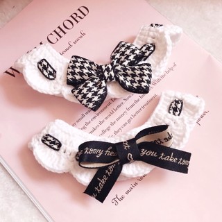 Vòng Cổ Len Đan MàU Đen Cho Thú Cưng