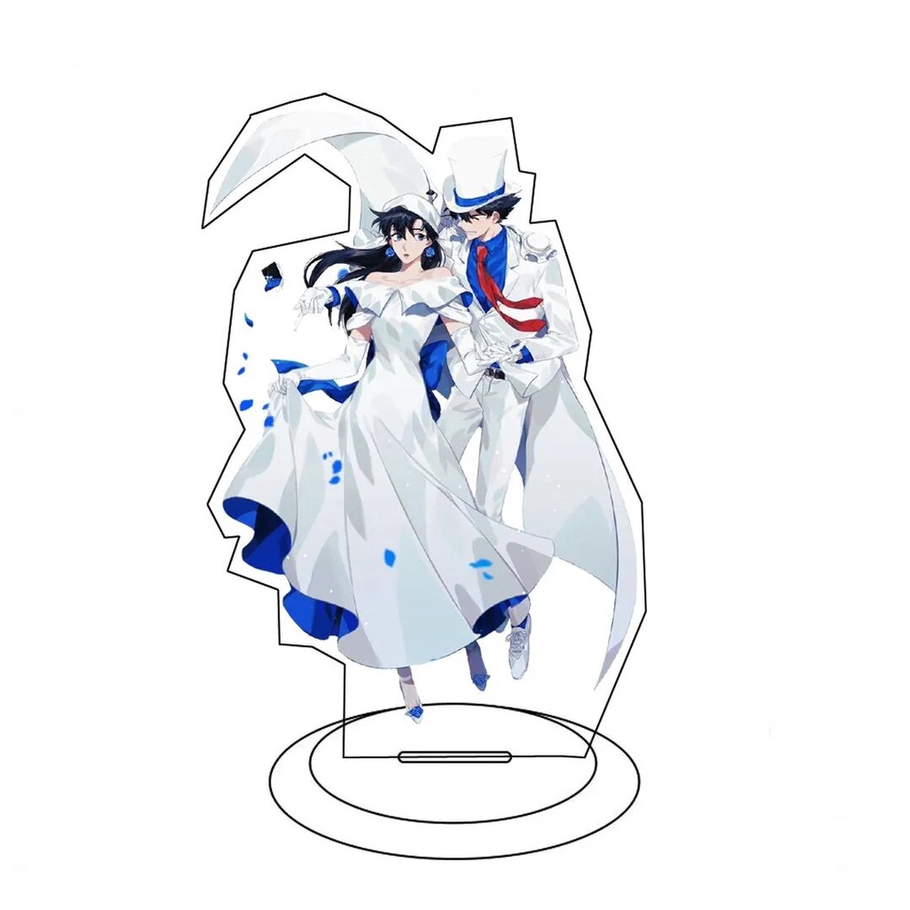 Mô hình Standee Thám Tử lừng danh Conan Mouri Ran Kudo Shinichi Kid Phụ kiện trang trí để bàn góc học tập