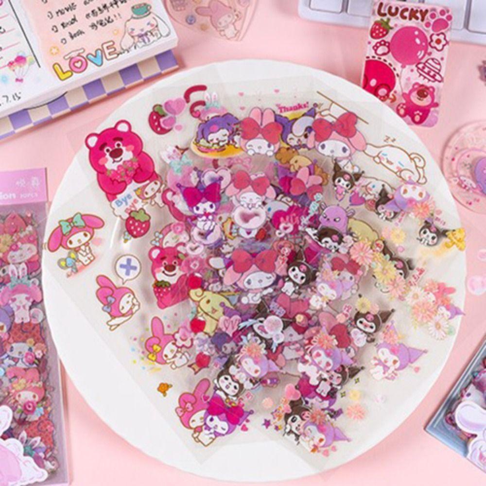 Mmluck Set 10 Sticker Dán Trang Trí Bằng pvc Hình guka kawaii Koromi Dễ Thương diy