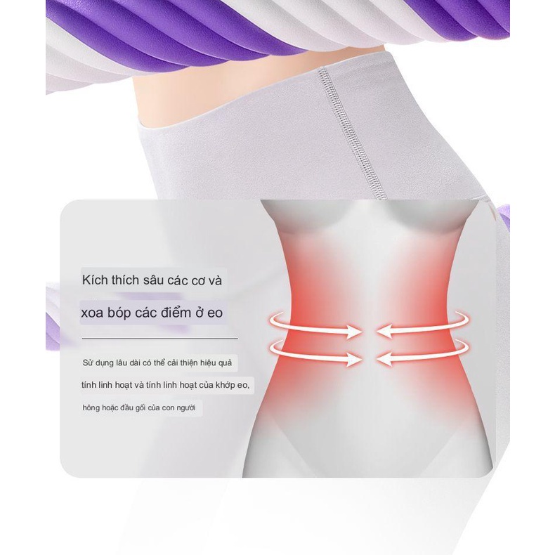 Vòng lắc eo， Hula Hoop, Vòng Lắc Giảm Mỡ Bụng Hông Eo Thon Massage Cao Cấp Có Thể Tháo Lắp