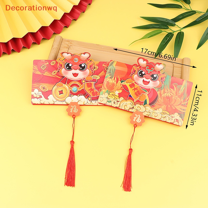 Bao Lì Xì Năm Mới Hình Rồng 2024 Kiểu Trung Hoa 6 Kỉ Niệm Mới