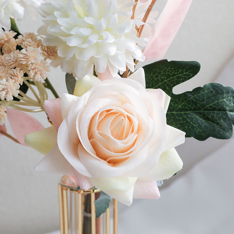 Bình hoa nhân tạo Mô phỏng đồ nội thất bó hoa Trang trí hoa Trang trí phòng khách Trang trí lá bạch đàn