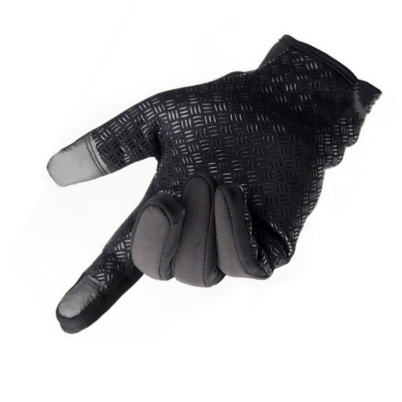 Găng Tay Chống Gió Giữ Ấm Có Thể Chạm Màn Hình Cảm Ứng Thời Trang Thu Đông Cho Nam Nữ