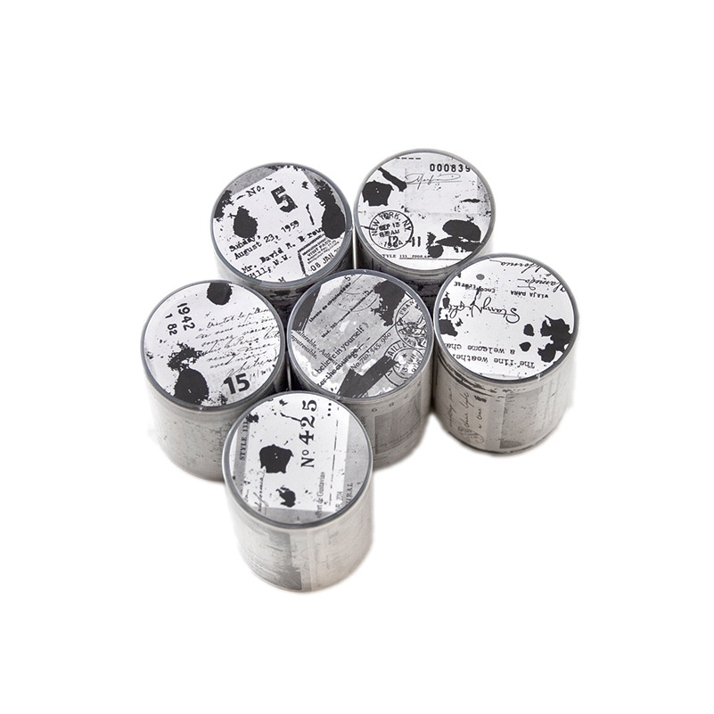 Băng Keo pet washi 50mm * 2m Phong Cách vintage