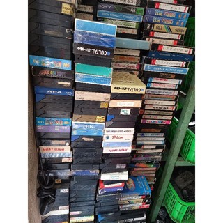 Băng Video VHS ko máy thử, bán trưng bày trang trí quán. 589nhattao