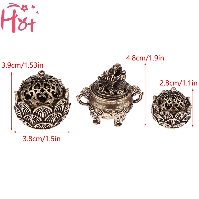 Jr Giá Đỡ Bình Đốt Trầm Hương Hình Hoa Sen mini Trang Trí Nhà Cửa vn
