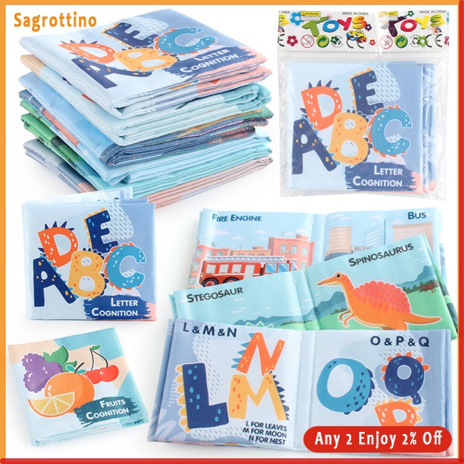 Sag Sách Vải Ba Chiều Hình Khủng Long Đại Dương Ba Chiều Có Âm Thanh Giáo Dục Sớm Dành Cho Trẻ Em