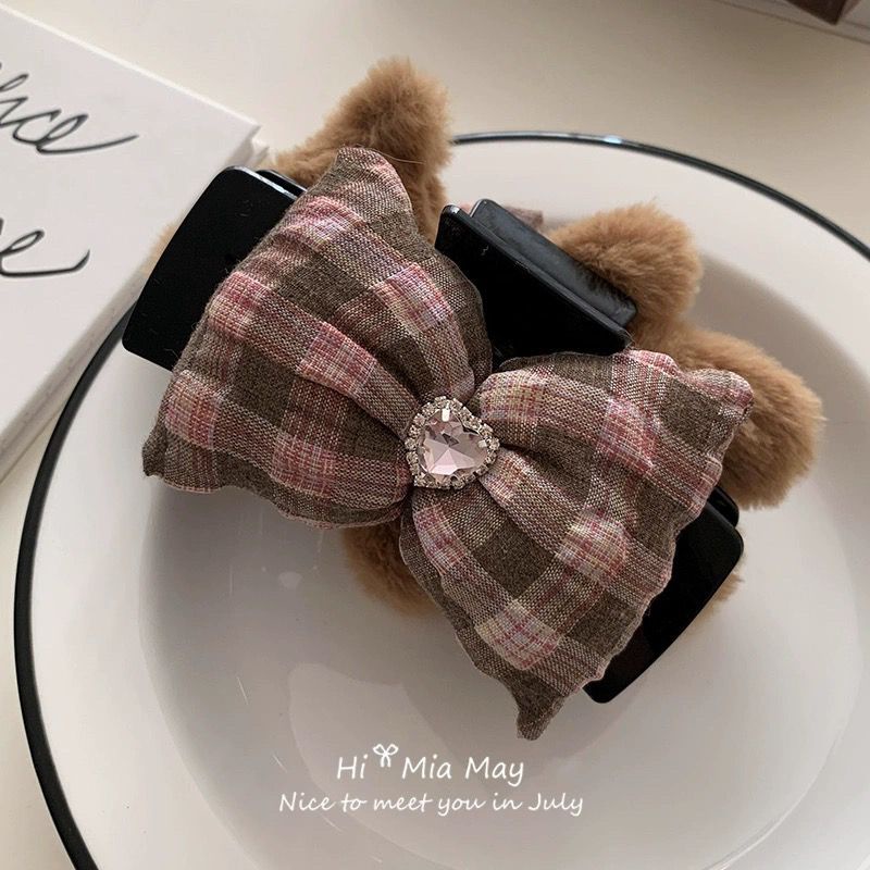 Búp Bê Âm Thanh mr... mr... Handou Kẹp Tóc Hình Chú Gấu teddy / Cá Mập Nhồi Bông Nhỏ Xinh Xắn Cxbpi01.vn1011