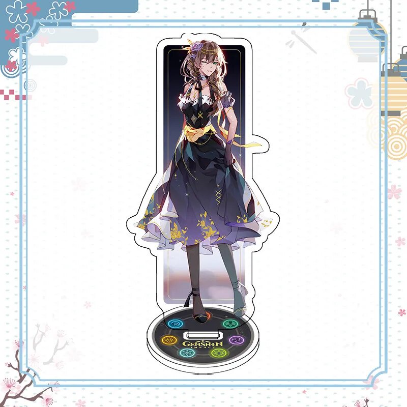 Mô hình Standee Manga Genshin impact Anime Acrylic x fan- fanart Phụ kiện trang trí để bàn góc học tập