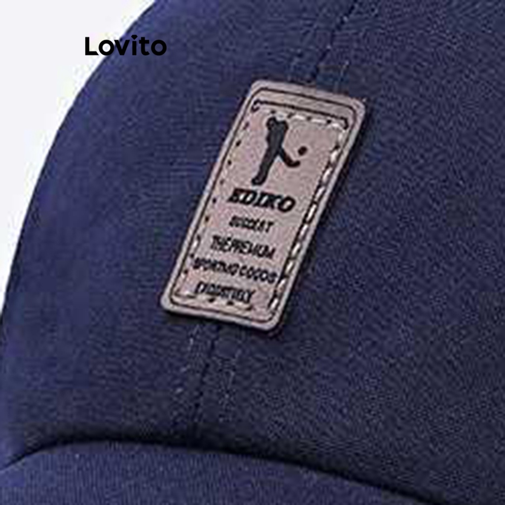 Mũ lưỡi trai Lovito màu trơn thường ngày cho nữ LFA02027