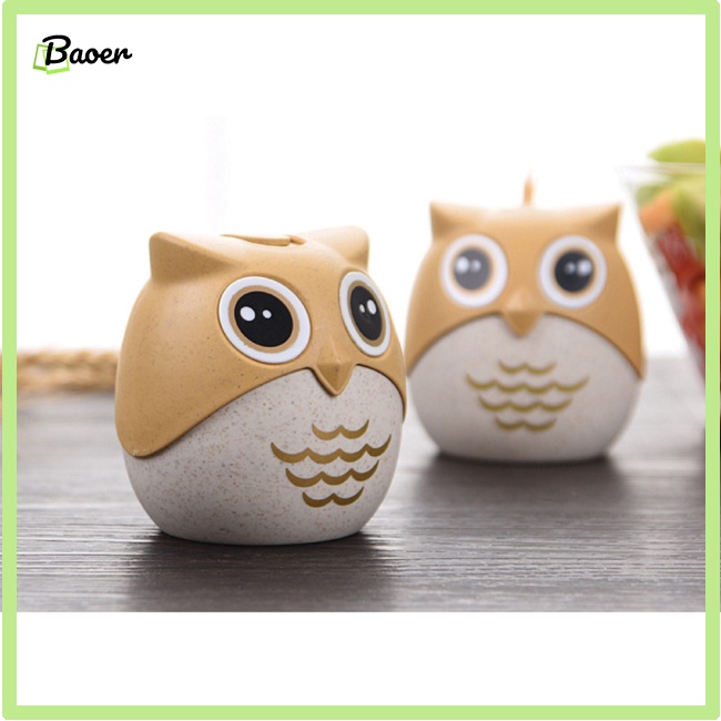 Hộp Đựng Tăm Xỉa Răng Hình Cú Mèo Dễ Thương