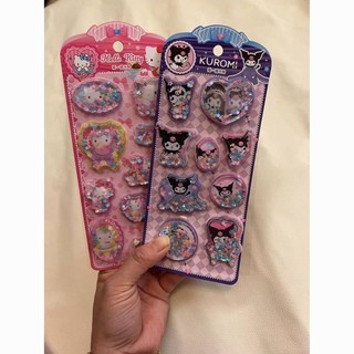 Sanrio Miếng Dán Trang Trí Hình Mèo 3d Dễ Thương