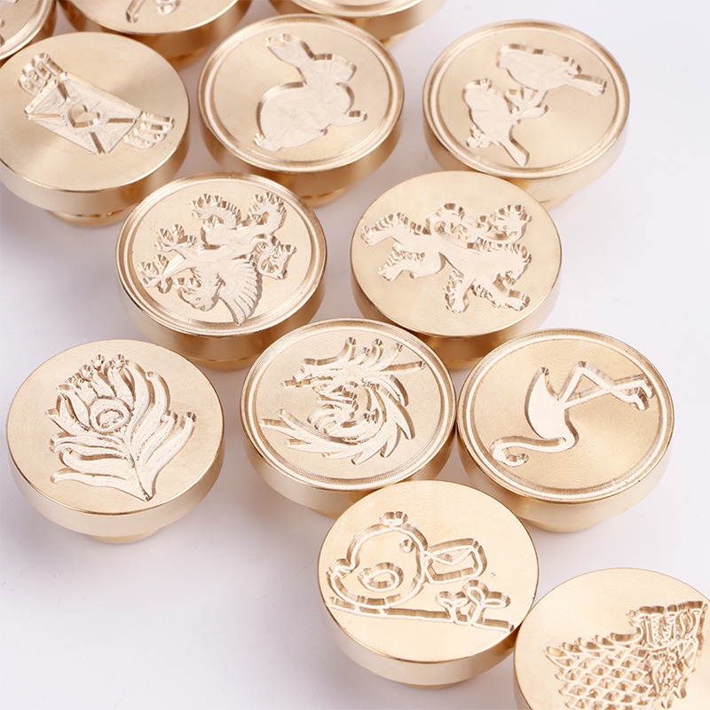 Con Dấu Sáp 25mm In Hình Động Vật Thỏ / Sói / Ong Trang Trí Thiệp Cưới