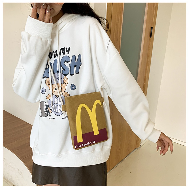 Túi Đeo Chéo Đựng Điện Thoại Siêu Nhẹ Họa Tiết Mcdonald 'S 2023