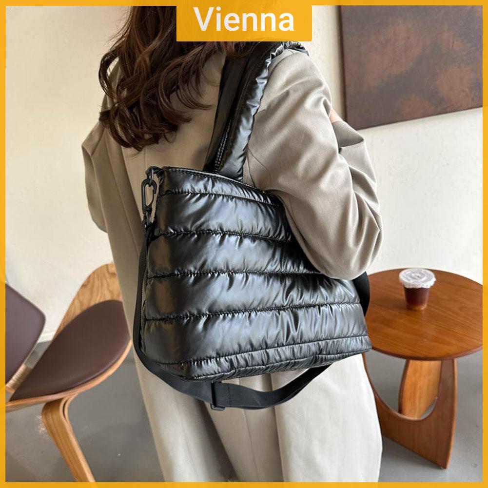 Túi tote Đeo Vai / Xách Tay Có Đệm Mút Đơn Giản Cho Nữ