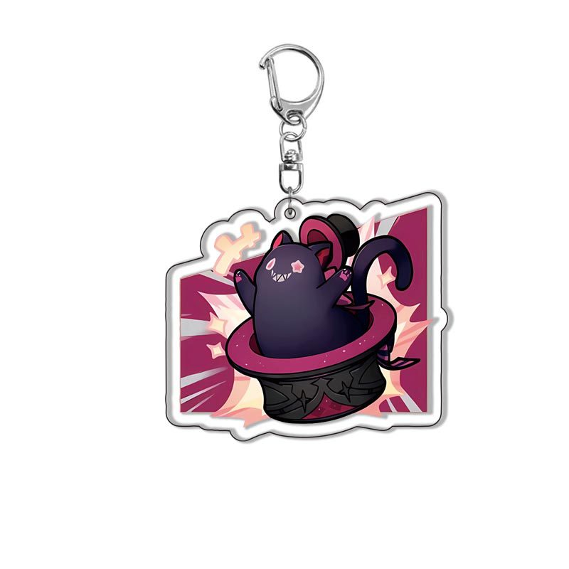 Genshin Móc Khóa acrylic Hình lynette neuvillette furina game peripheral