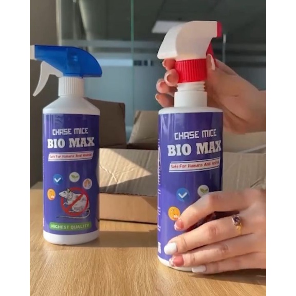 Chai Xịt Đuổi Chuột BIO MAX Cho Xe Hơi, Ô Tô, Trong Nhà Hương Bạc Hà - Xua đuổi chuột hiệu quả,an toàn.