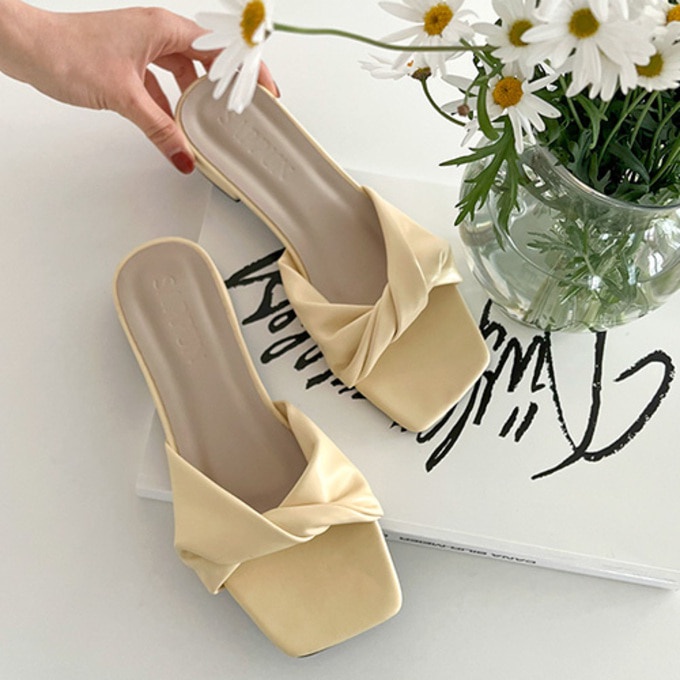 [SAPPUN] Shuany Dép nữ thời trang Quai hậu Twisted (2phân/2cm)