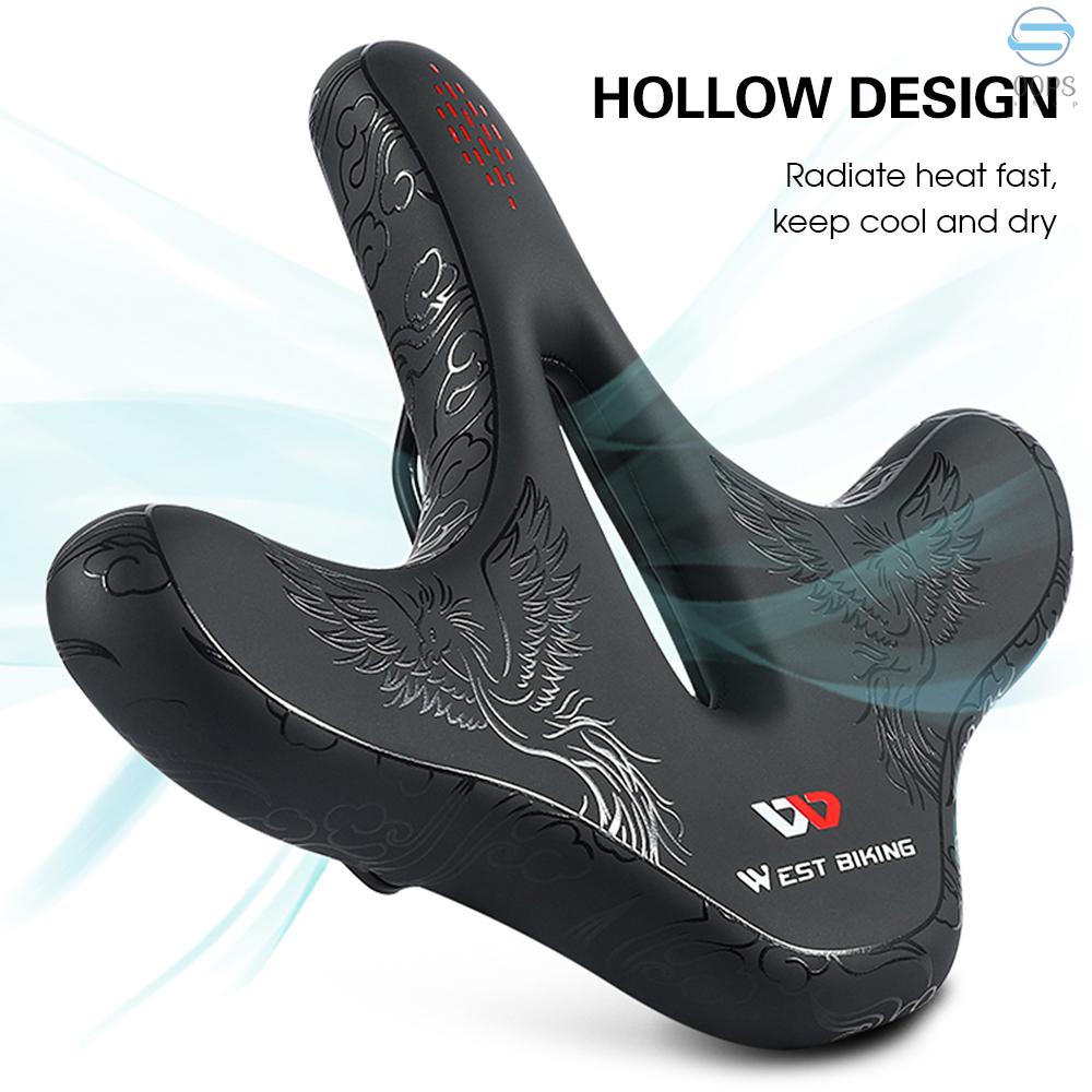 Yên Xe Đạp Leo Núi Bản Rộng Thoải Mái Chống Thấm Nước Cho Nam Nữ