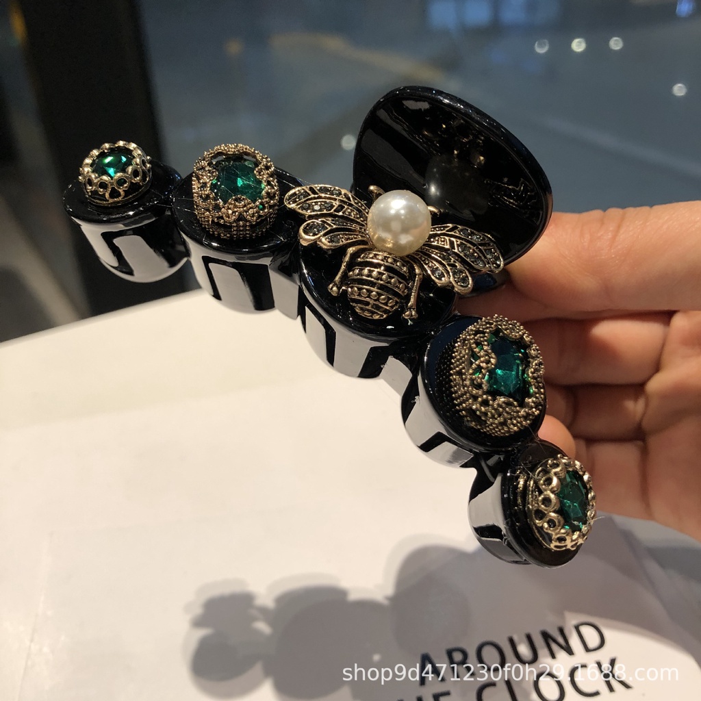 Kẹp Tóc Hình Con Ong Đính Ngọc Trai Thời Trang