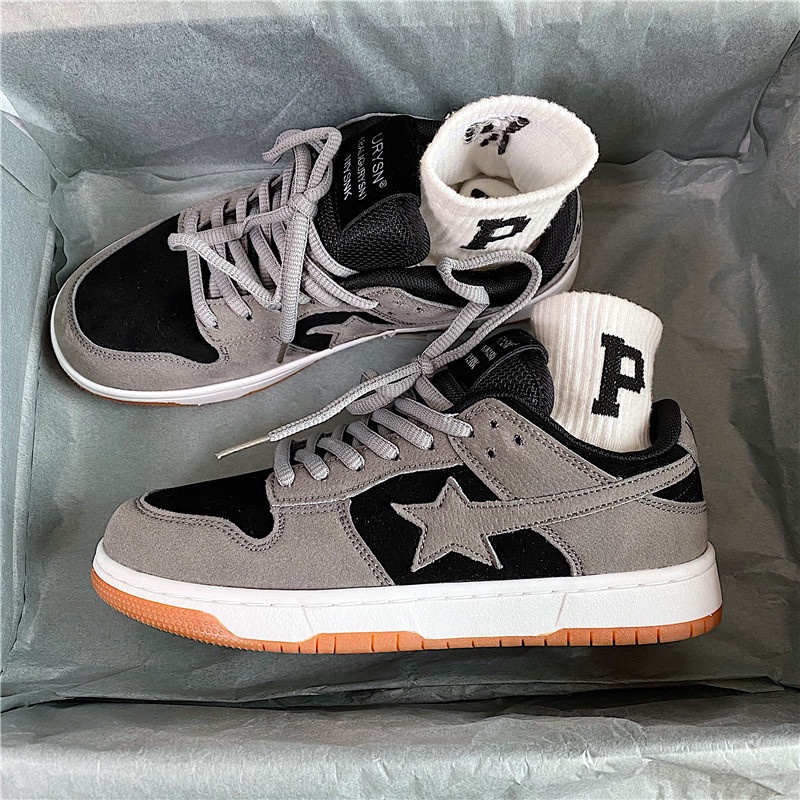 Giày Thể Thao Phong Cách Mới 2023 Thời Trang Hồng Kông Cho Nam