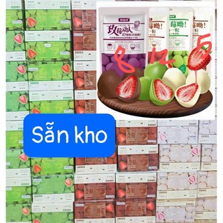 Socola bọc dâu tây sấy lạnh gói 60gram