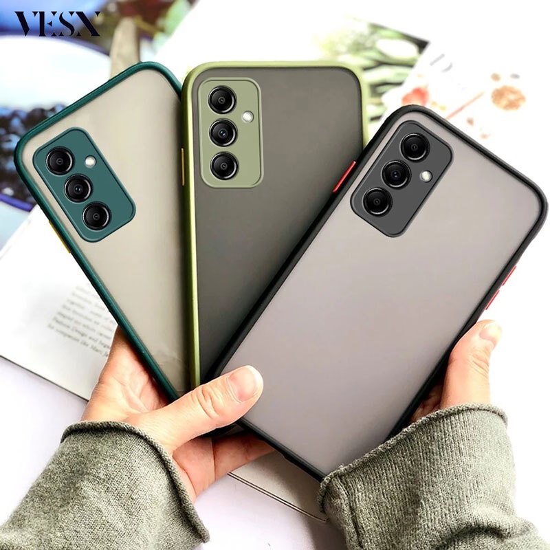 Ốp lưng trong suốt nhám chống sốc thời trang cho Samsung ss Galaxy A16 A06 A55 A35 A15 A25 A54 A34 A24 A14 A05 A05s A04 A04s A04E 5G 4G 2025