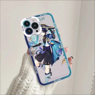 Ốp lưng iphone cạnh vuông Wanderer Anime Genshin Impact game 8plus/x/xs/11/12/pro/max/plus/promax