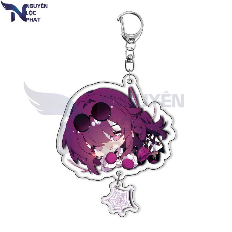 Imbibitor lunae star rail keychain kafka blade double piece acrylic mặt dây chuyền nlp shop
