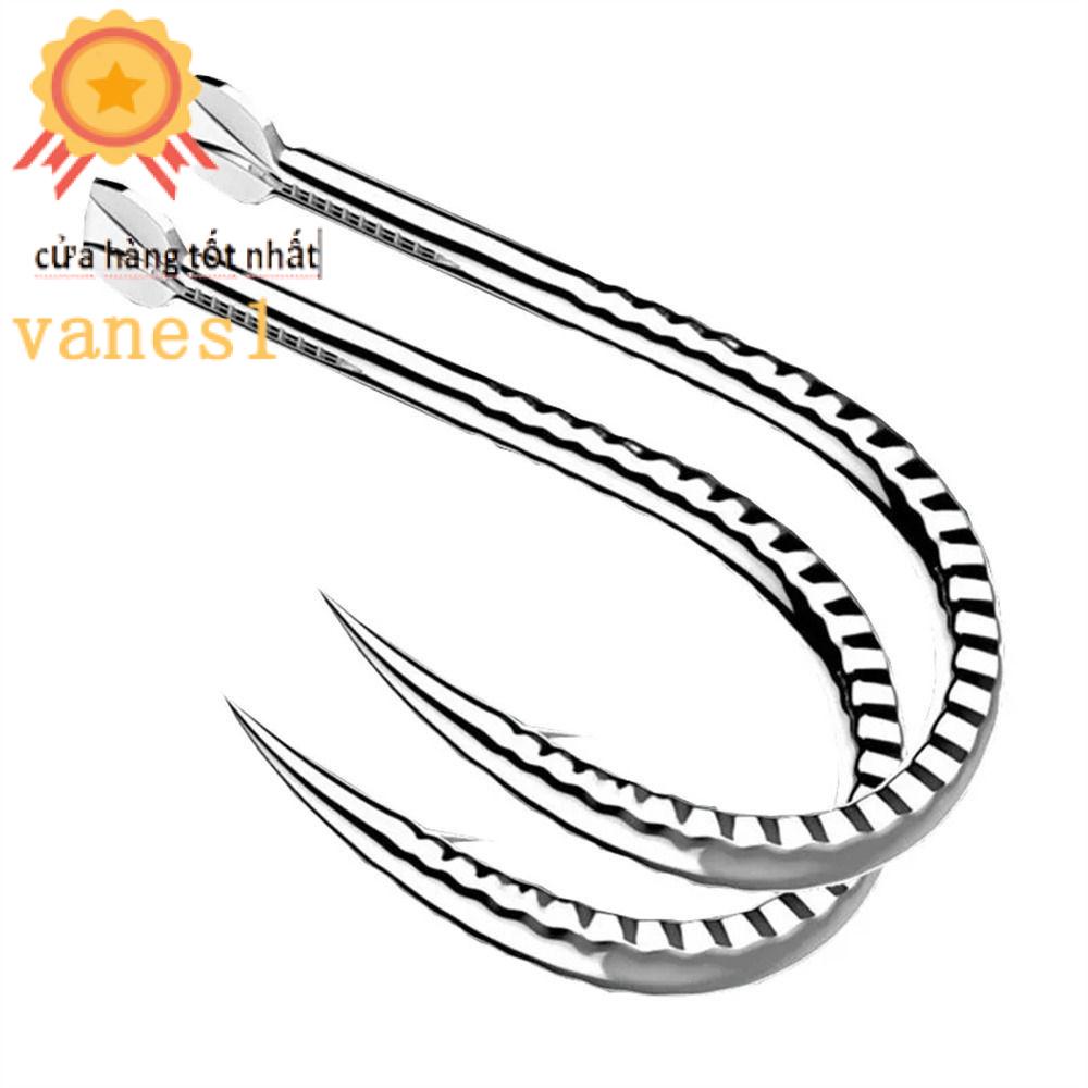 Vans Set 1 20 Móc Câu Cá Bằng Hợp Kim Titan Màu Đen