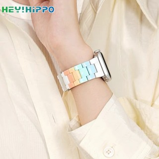 Dây Đeo Màu Cầu Vồng Cho Đồng Hồ Thông Minh iwatch 9 / 8 / 7 / 6 / se / 5 / 4 49 / 45 / 44 / 42 / 41 / 40 / 38mm